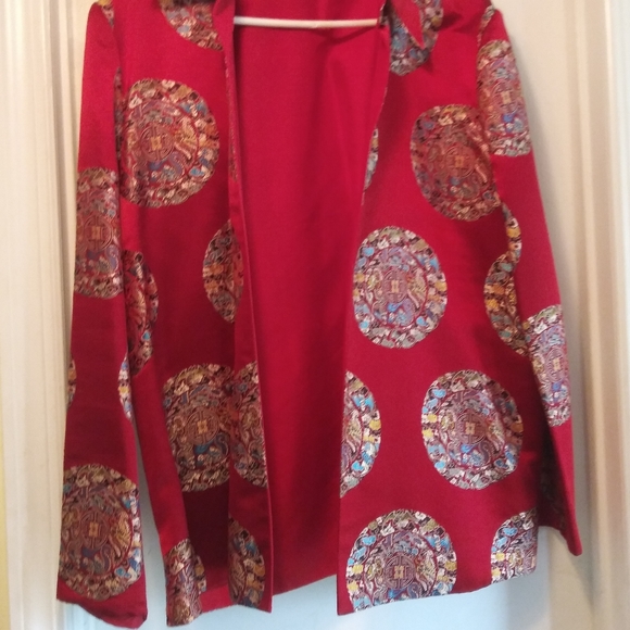 Red Oriental Jacket - Picture 3 of 3
